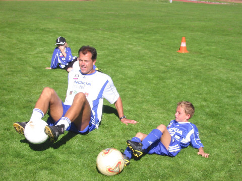 Dieter Schlindwein leitet heute das Training