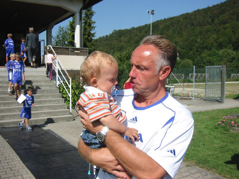 Maurice mit Rummenigge