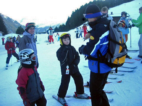 Meine Skilehrerin Anette