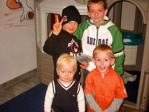 Manuel, Marcel, Leander und Maurice