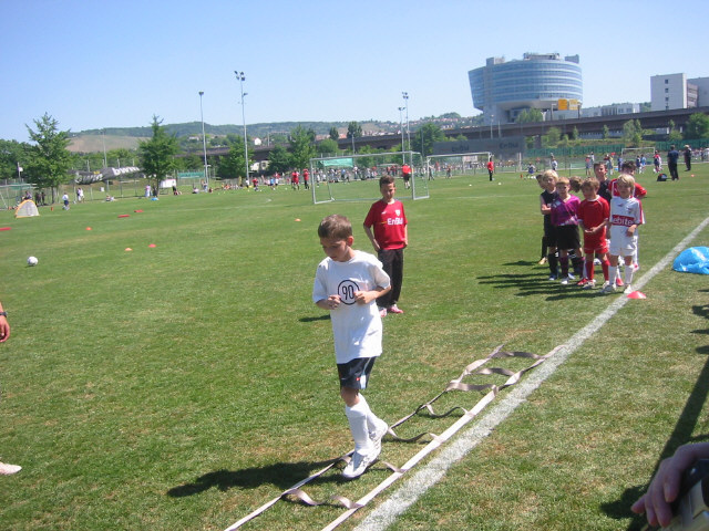 Marcel bei der &Uuml;bung